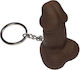 Diablo Picante Penis Shaped Whistle Keyring Mulatto Color