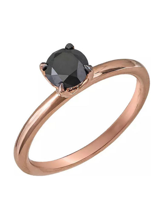 Einzelner Stein aus Roségold 18K Einzelner Stein aus Roségold 18K