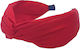 Haar Stirnband Turban Organza Riegel Rot