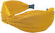 Headband Turban Organza Stripe Ochre