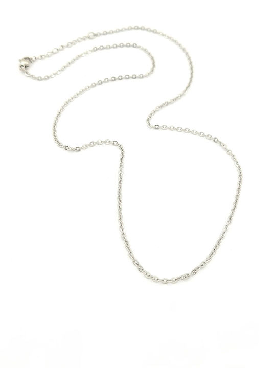 Chain Neck made of Stainless Steel Thin Thickness 2mm and Length 48cm
