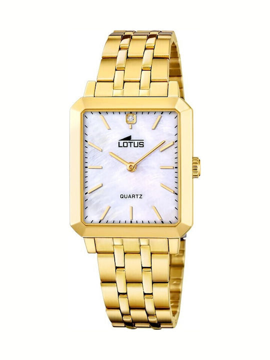 Lotus Watches Women's Watch with Gold Metal Bra...