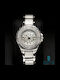 Ghetto Women's Watch with White Metal Bracelet