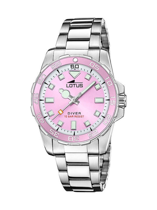 Lotus Watches Women's Watch with Silver Metal B...