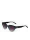 Benetton Women's Sunglasses with Green Frame and Transparent Gradient Lens 493071