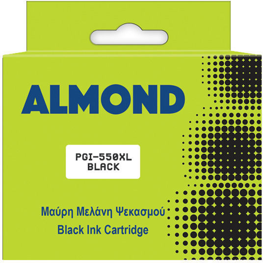 Almond Compatible Inkjet Printer Ink Canon Pgi-550XL #6431B001 22ml Black 1pcs