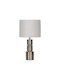Fylliana Fl24500 Metal Table Lamp for Socket E27 with Silver Shade and Base