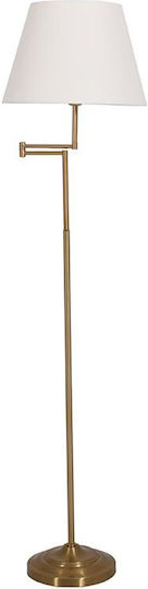 Fylliana Fl4074 Floor Lamp H160xW35cm. with Socket for Bulb E27 Beige