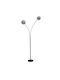 Fylliana Fl4028a Lampa de podea Î166cm. cu Soclu pentru Bec E27 Gri
