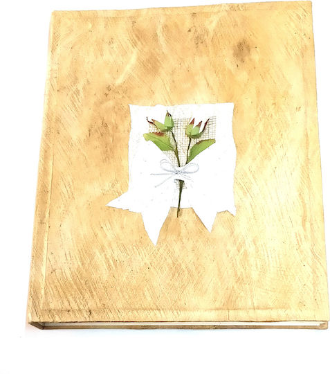 Handmade Photo Album with Rice Paper Cover Wood 34x27