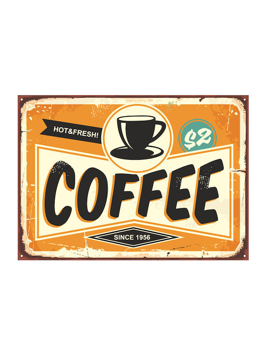 Διακοσμητική Πινακίδα Coffee 20x14