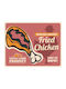 Wanddekoration Unterschrift "fried Chicken" 20x15.5