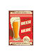 Decorative Sign "Fresh Beer" 40x28