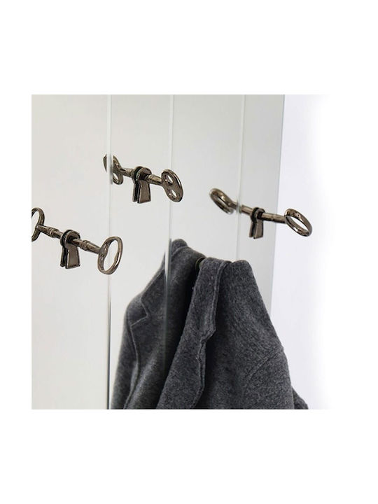 Wall Hangers Memorie Set of 4 Pieces Nickel Brass Mogg Metal