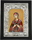 Holy Mary Heptaspathi 19x24 Made of Noble Metals Specially Treated Remains Unchanged Over Time