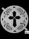 Cross N6 Perforated Cardboard 21cm Diameter Design Imprint Koliva Fanouropita Cake Monastic Churches Confectionery Subject To Copyright Number 873
