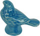 Kandelaber Ton Keramischer Blauer 4x5cm