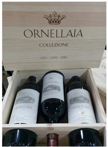 Ornellaia Collection 2013 2015 2016 3 Bottles of 750 Ml