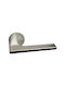Door Handles Rosette Zb Yalis 84266 Matte Stainless Steel Matte Black Cylinder Security Pair