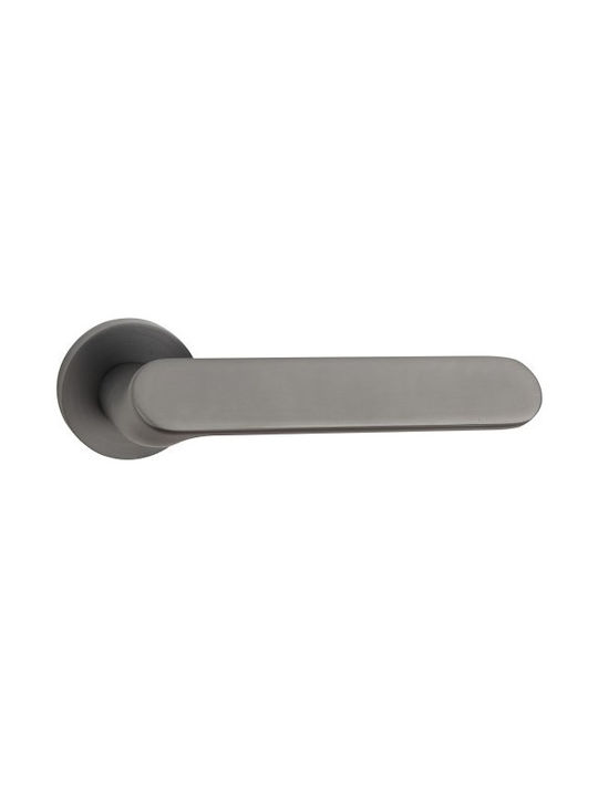 Door Handle Rosette Yalis Bj84253 145x50mm Anthracite Pair Balcony Door 259-84253bjsbn