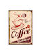 Διακοσμητική Πινακίδα "get More Coffee" 40x28