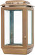 Sfeșnic Monumental Pătrat Aluminiu 15x15x27cm