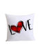 Valentine's Day Love Checkered Throw Pillow 45 X 45 cm Filling