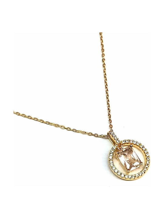 Amalfi Accessories Κολιέ από Επιχρυσωμένο Ατσάλι