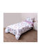 Viopros Set Baby Duvet Cover with Pillowcase White 120x160cm