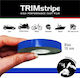 Quattroerre Car Tape Stickers 1 x 1cm in Blue Color 1pcs