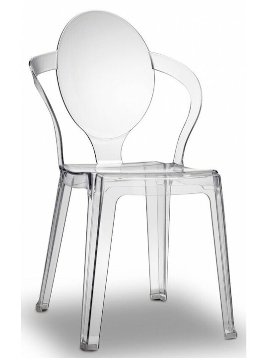 Spoon Gartenstuhl 100 Transparent 52x56x89 46 cm