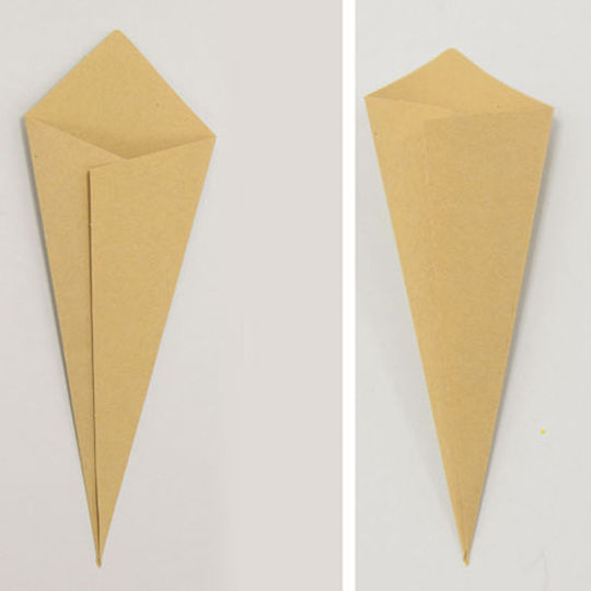 Rice Cone 7.5x19.5cm Paper Glued Craft 0517914 50pcs