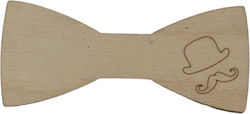 Holz-Papillon Design Hut Moustache