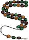 Roloi Komboloi Nutmeg Worry Beads with 33 Beads Multicolour 43cm