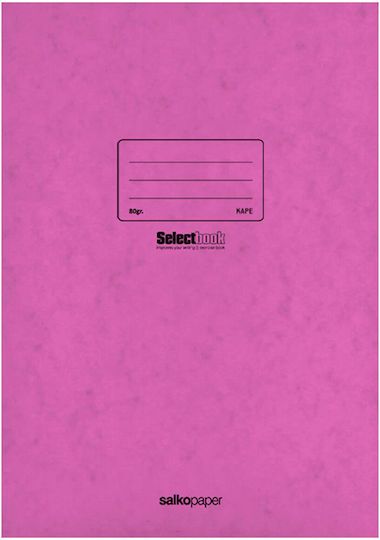 Salko Paper Notebook Ruled A4 40 Sheets Select Book Pink 1pcs