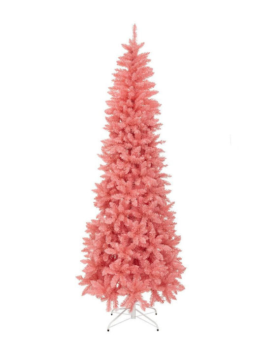 Weihnachtsbaum Schlank 240cm mit 1154 Zweige Rosa