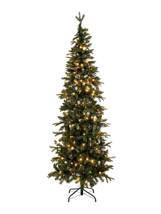 Weihnachtsbaum Pre-lit Schlank 240cm mit 1126 Zweige und mit LED-Beleuchtung