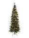 Weihnachtsbaum Pre-lit Schlank 240cm mit 1126 Zweige und mit LED-Beleuchtung