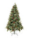 Christmas Tree Spruce with Pinecones 180cm with 1539 Branches