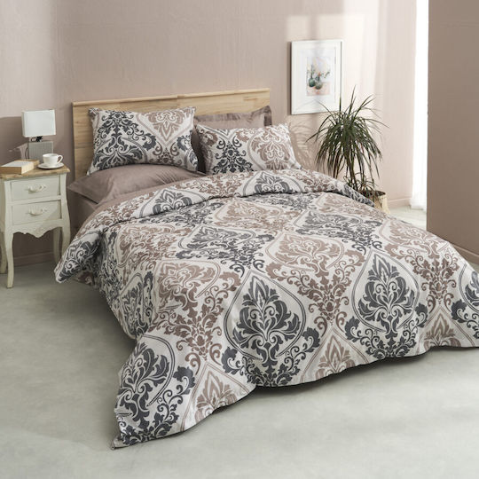 Charalambidis Textiles Bettlaken Super-Doppel 230x260cm. Υπέρδιπλο Blue