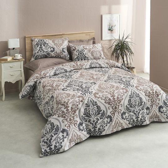 Charalambidis Textiles Cearșaf Single 160x260cm. Mono Bej