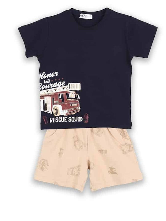 Nek Kids Wear Kids' Set with Shorts Summer 2pcs...