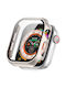 Plastic Case with Glass in Beige color for Apple Watch Series 10 (42mm)
