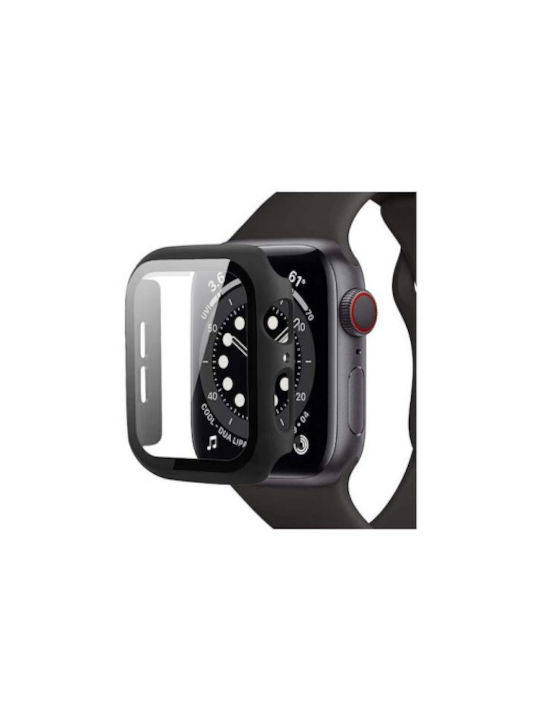 Protective Plastic Case with Glass in Black color for Apple Watch 42mm