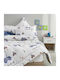 Charalambidis Textiles Duvet Cover Single 160x240 Salonica White