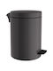 Pam & Co Inox Καλαθάκι Μπάνιου 12lt Μαύρο