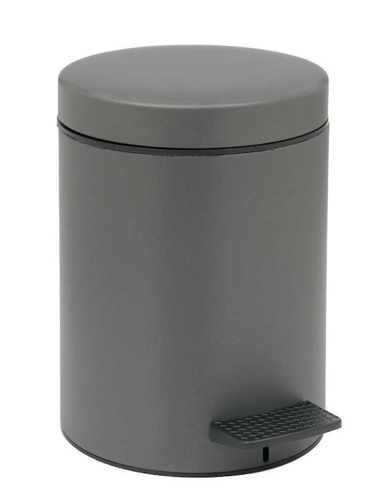 Pam & Co Inox Καλαθάκι Μπάνιου 5lt Μαύρο