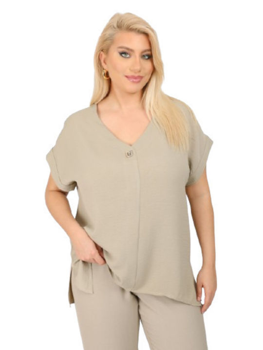Dina Bluze Damă Bluza De Vară Din In Bej