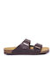 Leder Herrensandalen in Braune Farbe