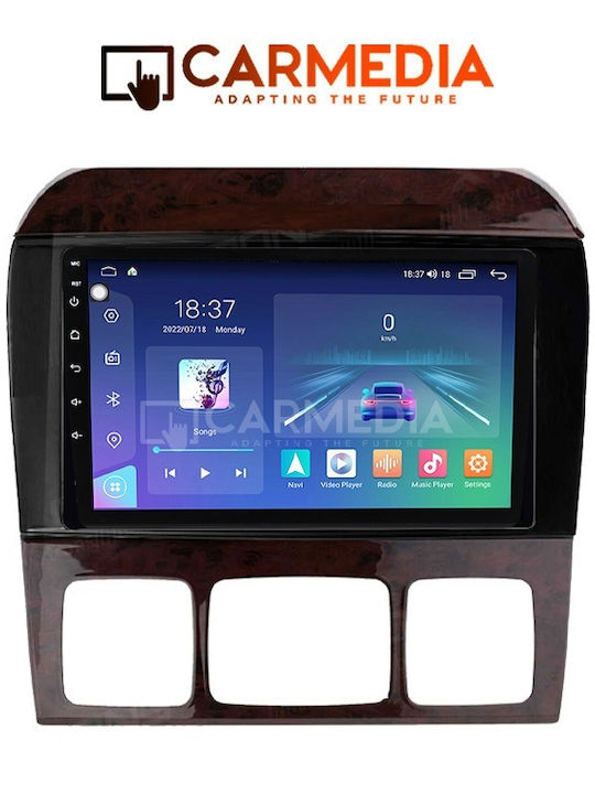 Carmedia Car Audio System for Mercedes-Benz S Class 1998-2005 (Bluetooth/USB/WiFi/GPS/Apple-Carplay/Android-Auto) with Touch Screen 9"